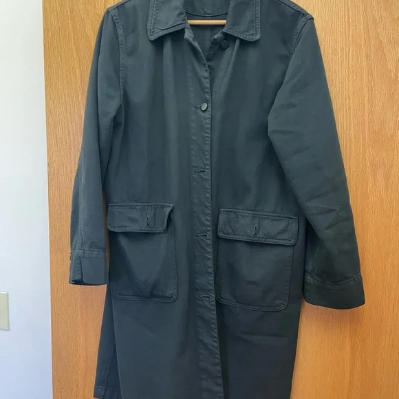 OZMA Black Chore Coat tencil bull denim - Picture 2 of 6